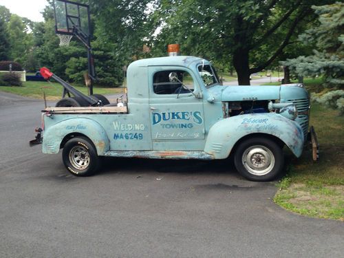 1946 rat rod extended cab towtruck duke's towing hazard kentucky great patina