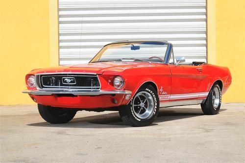 1968 ford mustang convertible 289 v8