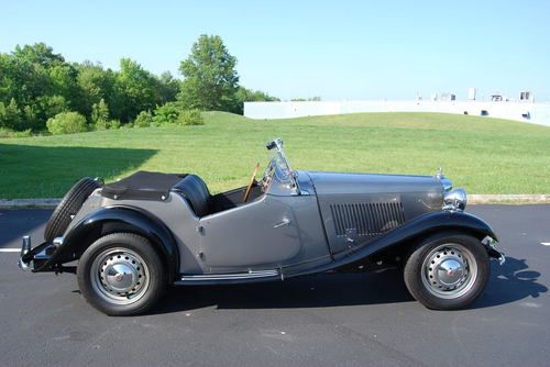 Mg td--frame off restoration 500 miles ago, new wood, great example of a td !!