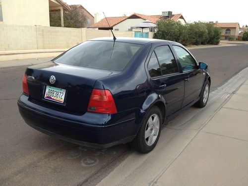 2001 volkswagen jetta gls 2.0 l, blue sedan