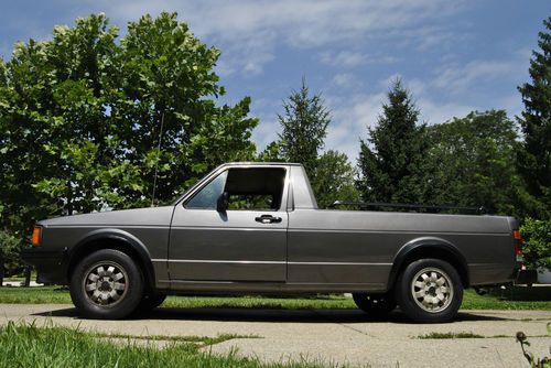 1982 "black tie" vw rabbit caddy pickup 188k recaro georgia 1.6l diesel 5spd nr!