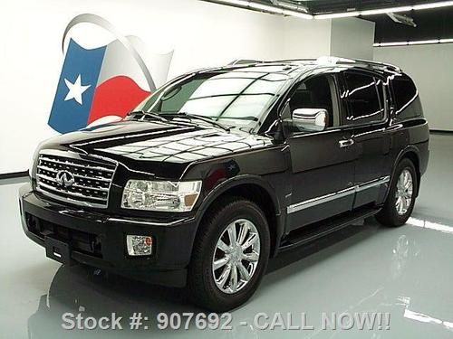 2008 infiniti qx56 4x4 sunroof nav dvd rear cam 20's!! texas direct auto