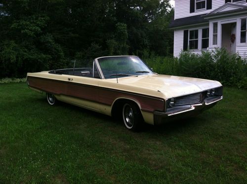 1968 chrysler newport "sportgrain" convertible rare! loaded with options!!