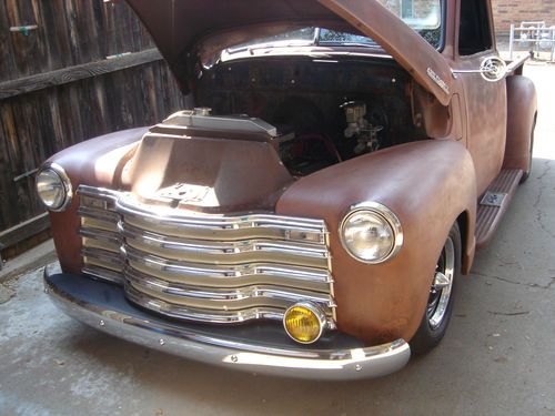 1949 chevrolet pickup with 350 v-8 motor and 350 automatic transmission