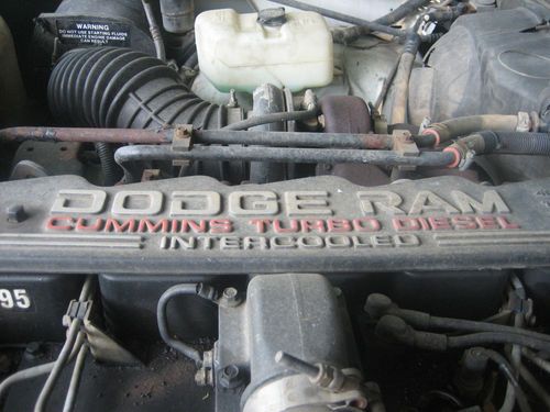 12 valve cummins turbo diesel. 131k. no reserve auction. highest bidder wins !!!