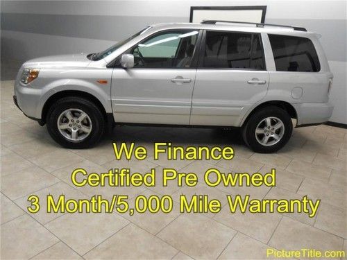 06 pilot ex-l leather tv dvd sunroof heated seats wefinance texas suv