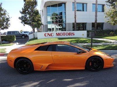 2008 lamborghini murcielago coupe lp640 lp 640 orange / black / new clutch