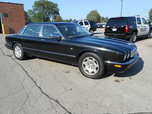 2001 jaguar xj8 vanden plas police auction - no reserve