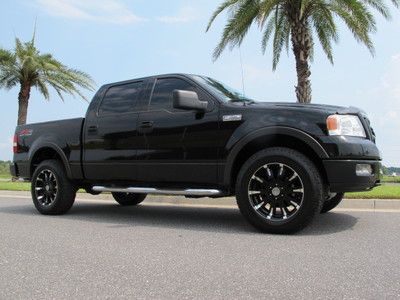 Ford f150 supercrew fx4 4wd leather bucket seats 20" wheels fresh tires!!