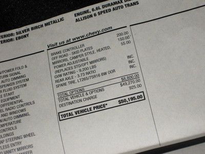 CREW CAB SHORT BED ( LTZ ) 1 OWNER! LOW MILES, US $36,900.00, image 60