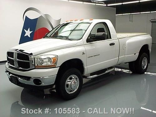 2006 dodge ram 3500 5.9l diesel slt reg 4x4 dually 57k texas direct auto