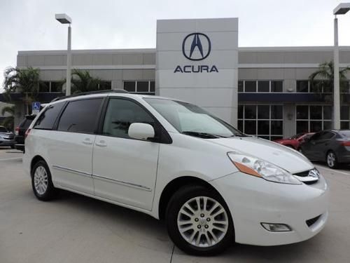 2007 toyota sienna xle limited one owner clean car fax!