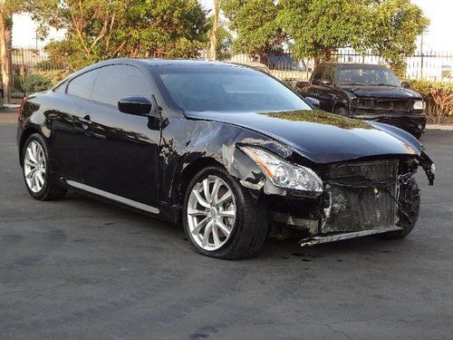 2012 infiniti g37 coupe journey damaged salvage only 18k miles priced to sell!!