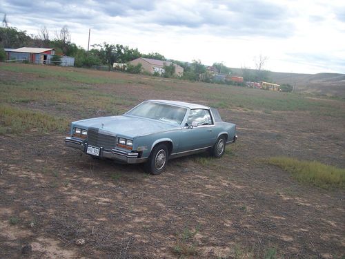 1982 cadillac eldorado baritz edition 5.7 litre diesel powered