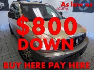 2005(05) buick rendezvous all wheel drive! beautiful gold exterior! save big!!!