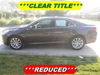 2013 chevrolet malibu lt rebuildable damage clear title