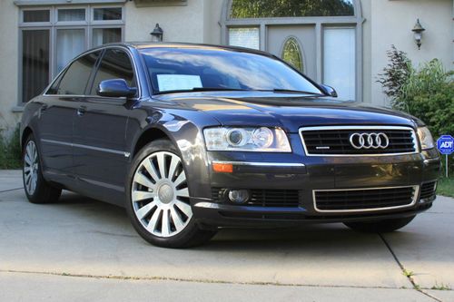 2004 audi a8l 4.2l quattro long wheel base cooling seats 19" wheels mint