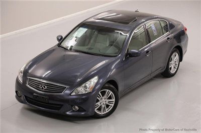 7-days *no reserve* '10 g37x prem pkg nav xenon bose warranty carfax 1-owner