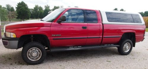 1998 dodge ram 2500 4x4 manual 12 valve stock cummins extended cab - 2nd owner