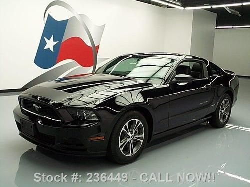 2014 ford mustang premium v6 auto leather xenons 1k mi! texas direct auto