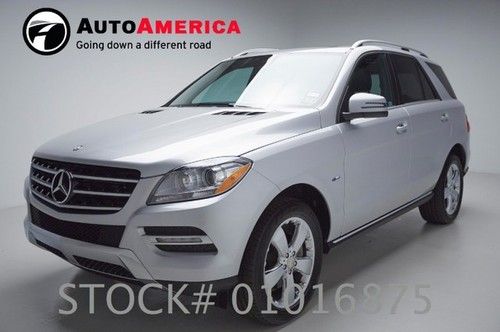 22k low miles mercedes benz ml350 silver with black leather roof nav loaded