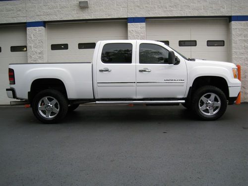 Rare only 1 on ebay! 2012 gmc sierra 3500 denali duramax diesel ready lift nav +