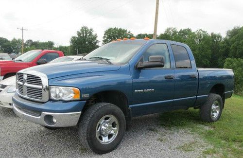 2003 dodge ram 2500 quadcab 4x4 slt!  blue in color!