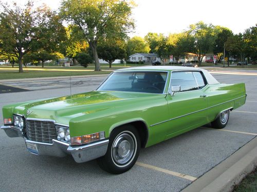 1969 cadillac deville base hardtop 2-door 7.7l