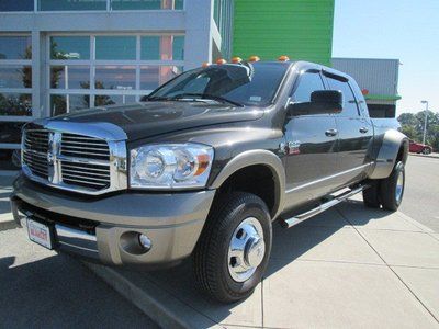 Cummins diesel dually laramie resistol limited edition leather nav dvd 4x4