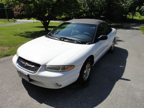 1999 chrysler sebring jx convertible 2-door 2.5l