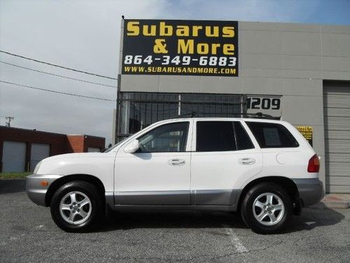 2002 hyundai santa fe base sport utility 5-door 2.4l.  no reserve!!!!,