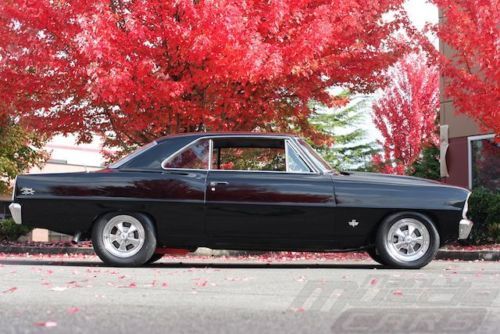 1966 Chevrolet Nova - Tuxedo Black - Roller Cam Aluminum Heads 383 Stroker!, image 6
