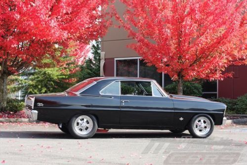 1966 Chevrolet Nova - Tuxedo Black - Roller Cam Aluminum Heads 383 Stroker!, image 7