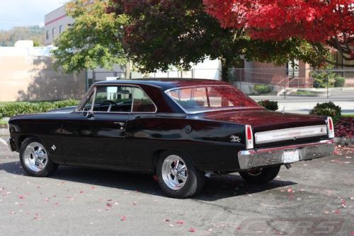 1966 Chevrolet Nova - Tuxedo Black - Roller Cam Aluminum Heads 383 Stroker!, image 17