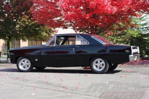 1966 Chevrolet Nova - Tuxedo Black - Roller Cam Aluminum Heads 383 Stroker!, image 18