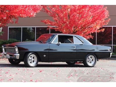 1966 Chevrolet Nova - Tuxedo Black - Roller Cam Aluminum Heads 383 Stroker!, image 21