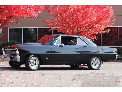 1966 Chevrolet Nova - Tuxedo Black - Roller Cam Aluminum Heads 383 Stroker!, image 22
