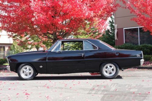 1966 Chevrolet Nova - Tuxedo Black - Roller Cam Aluminum Heads 383 Stroker!, image 23