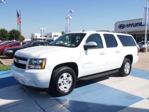 2013 chevy suburban lt leather 3rd row low miles 1-owner clean texas we finance!