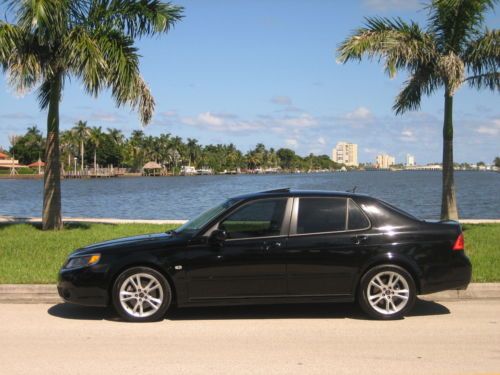 2007 06 08 09 saab 9-5 turbo non smoker low miles loaded florida car no reserve!