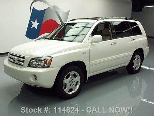 2006 toyota highlander sport v6 sunroof roof rack 84k texas direct auto