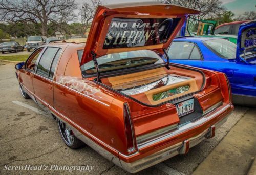 1993 Cadillac Fleetwood Kandy Orange Bag'd 26's Full Interior Ragtop Full Trunk, US $16,000.00, image 5