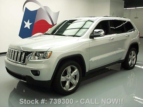 2011 jeep grand cherokee overland pano sunroof nav 11k texas direct auto