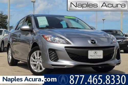 12 mazda 3 i touring, auto, low miles, free shipping! we finance!