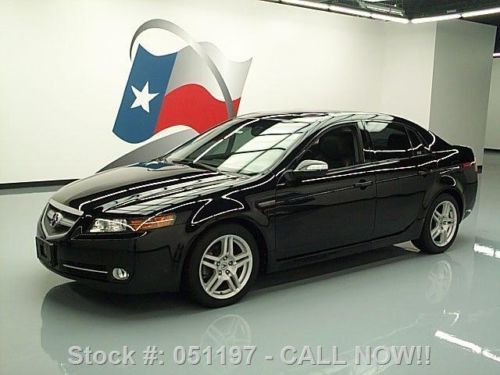 2008 acura tl auto sunroof htd leather blk on blk 65k texas direct auto