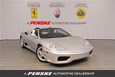 2005 ferrari 360 spider~modular wheels~shields~daytona&#039;s~hi-fi sound~in az 04 03