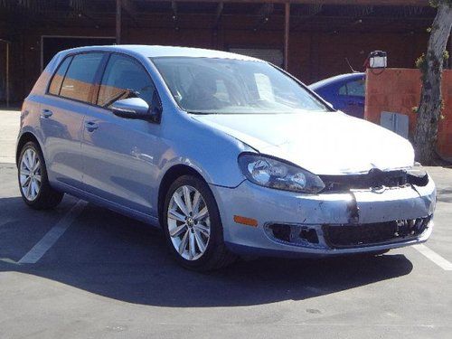 2012 volkswagen golf 2.0l tdi damaged salvage turbo diesel runs! only 15k miles!