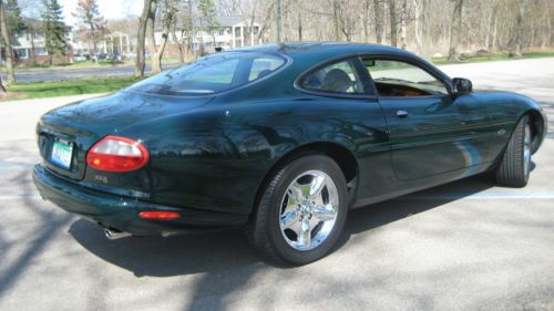 1997 jaguar xk8 2-door coupe racing green with tan interior.  amazing condition
