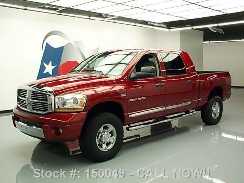 2006 dodge ram laramie mega cab 4x4 hemi htd seats 66k texas direct auto