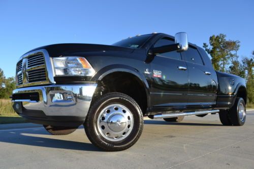 2012 dodge ram 3500 mega cab laramie diesel 4x4 navigation sunroof  black